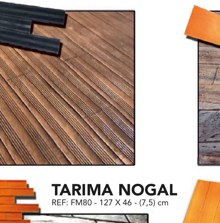 Tarima Nogal